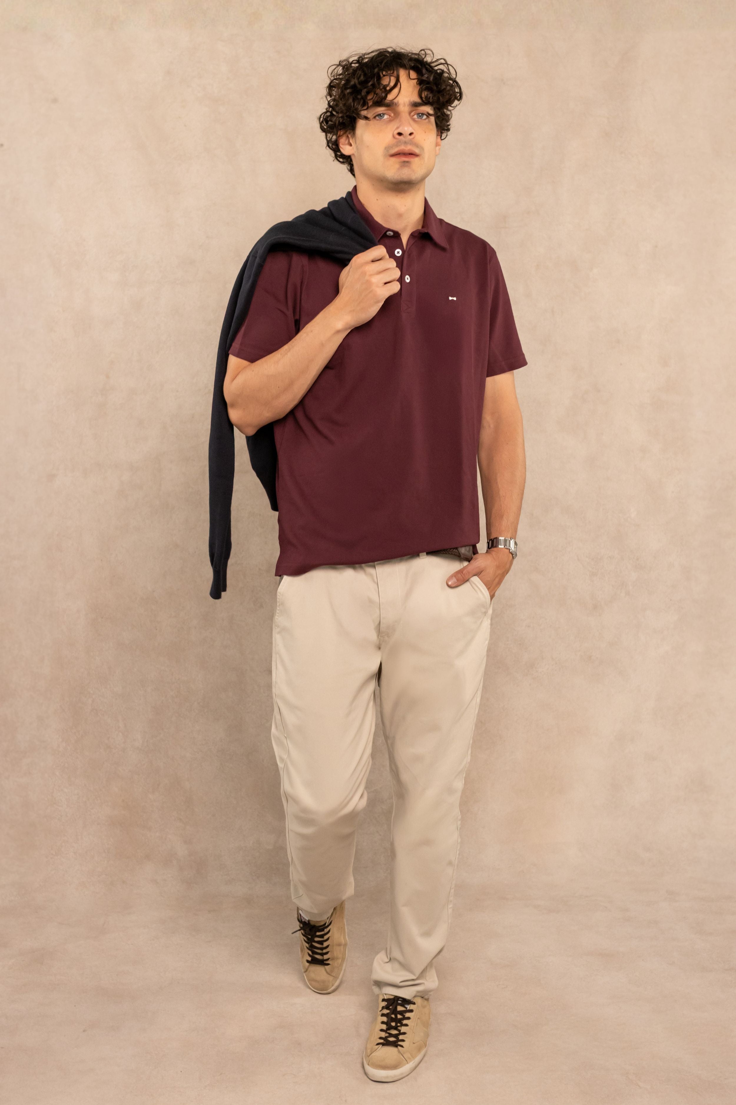 Polo Antimanchas Black Berry