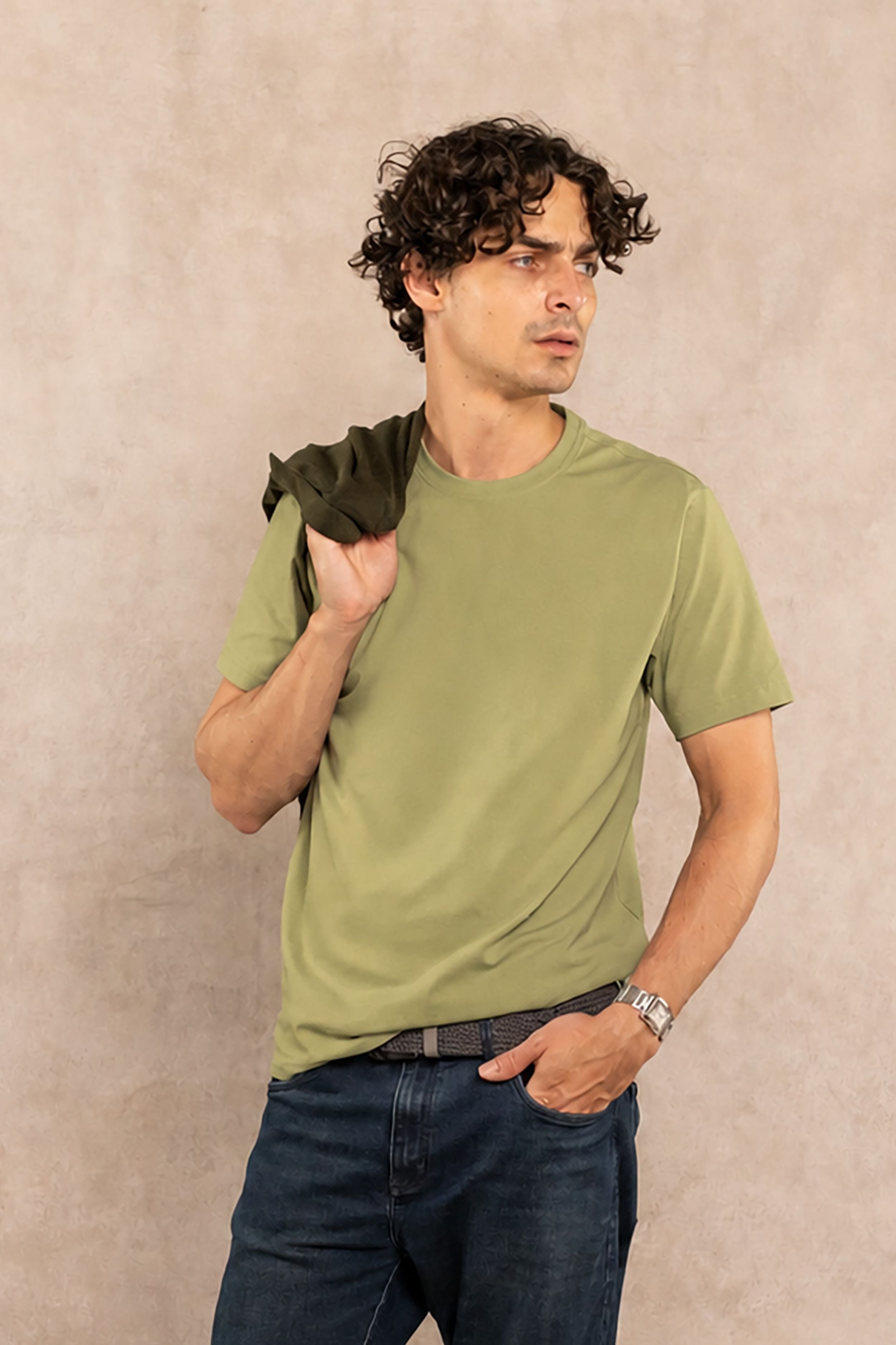 Camiseta Antimanchas Warm Olive