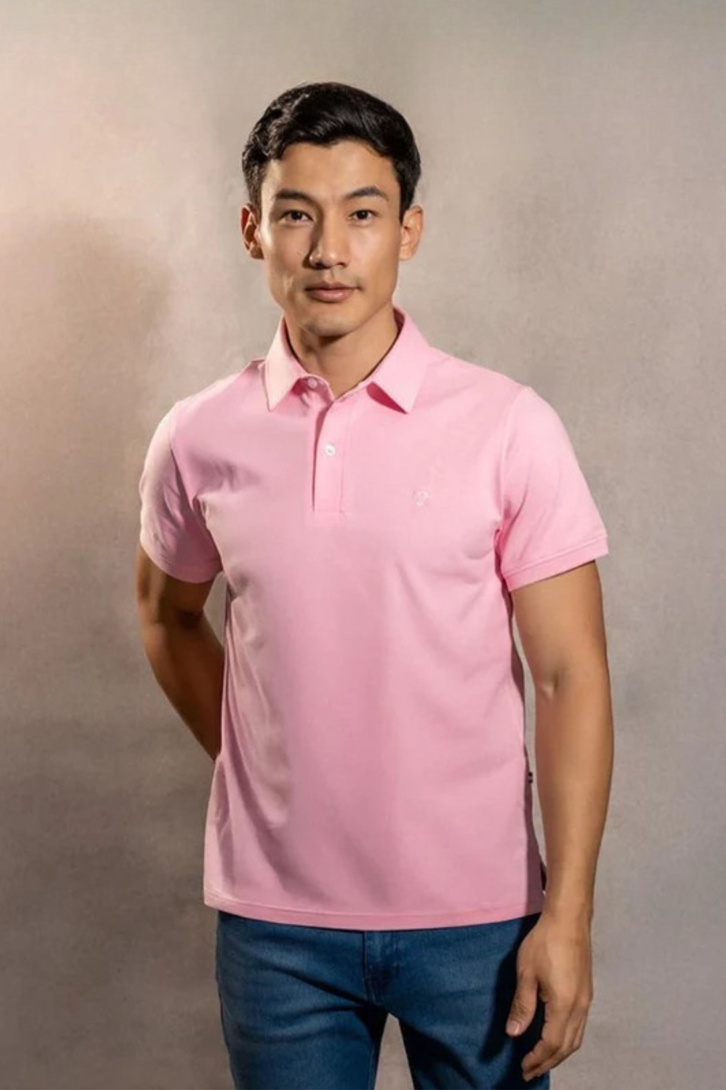 Polo Antimanchas Rosado