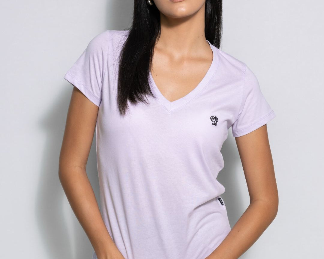 camiseta Antimanchas lila para mujer de DANTE