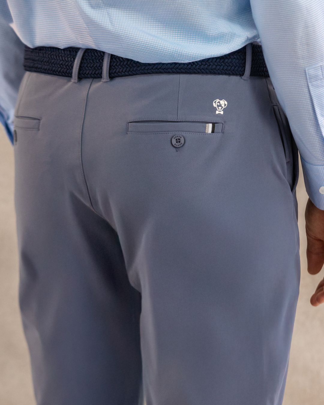 Pantalon Performance Antimanchas Azul