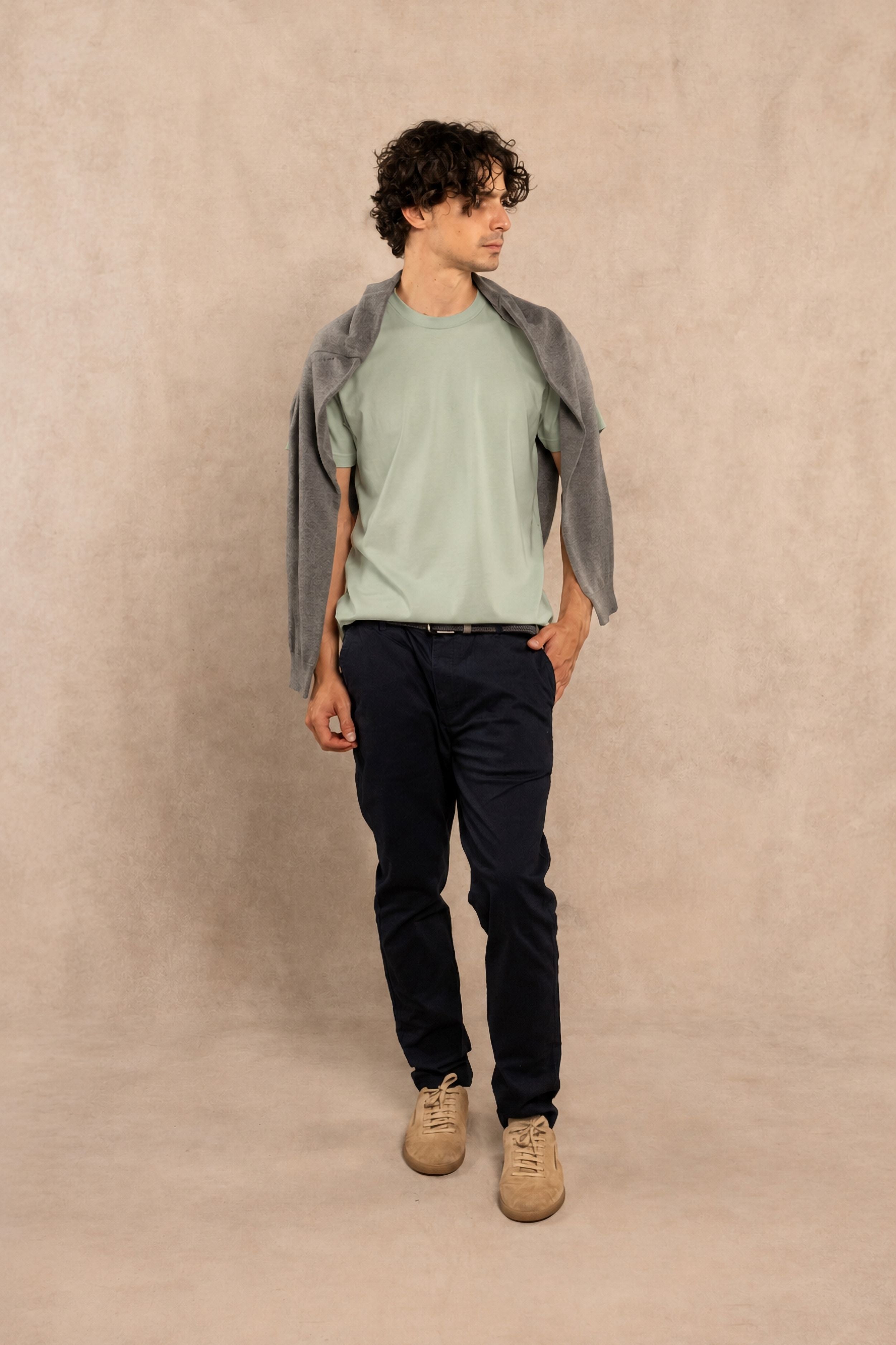 Camiseta Antimanchas Verde Matcha - Talla Regular