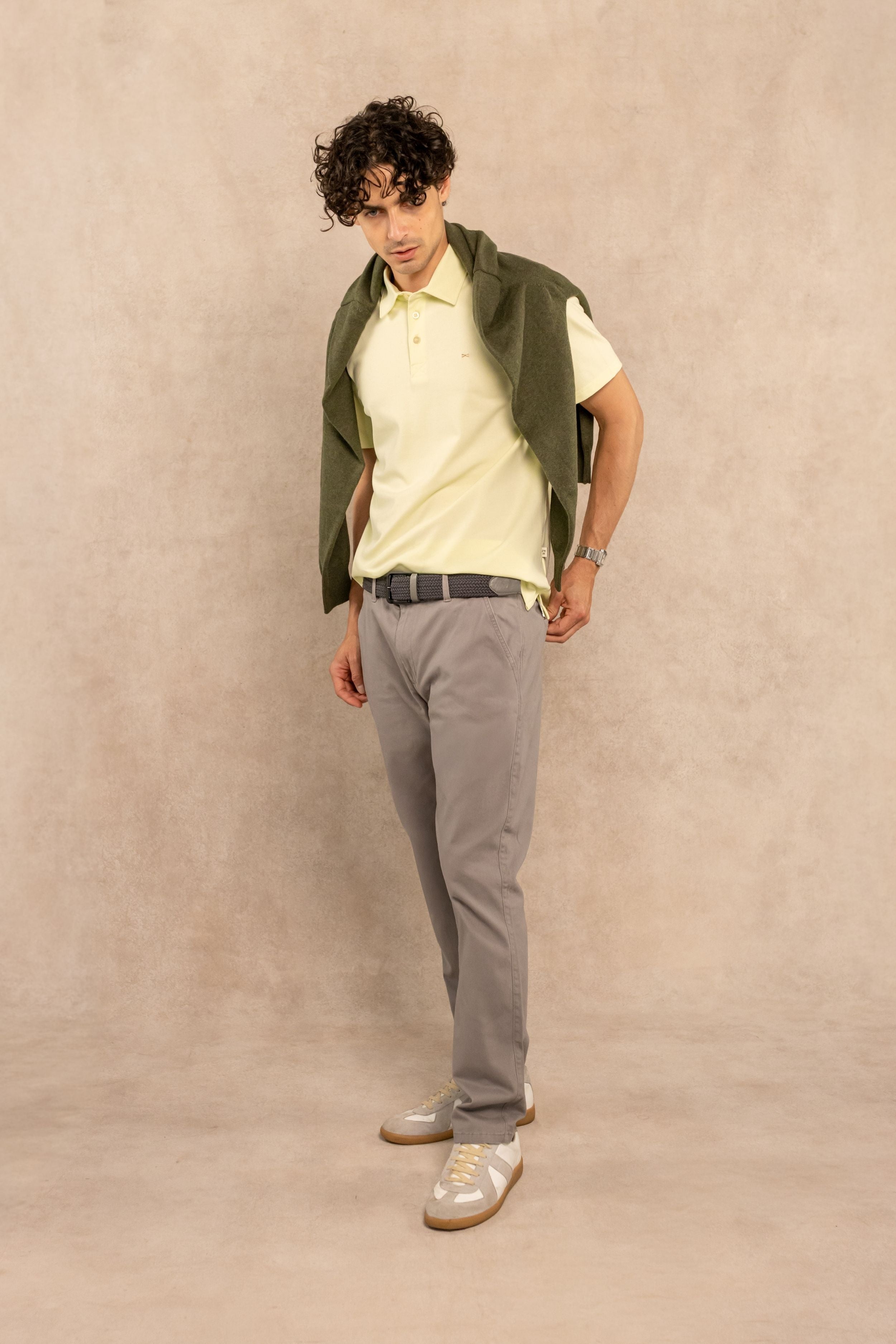 Polo Antimanchas Verde Lima