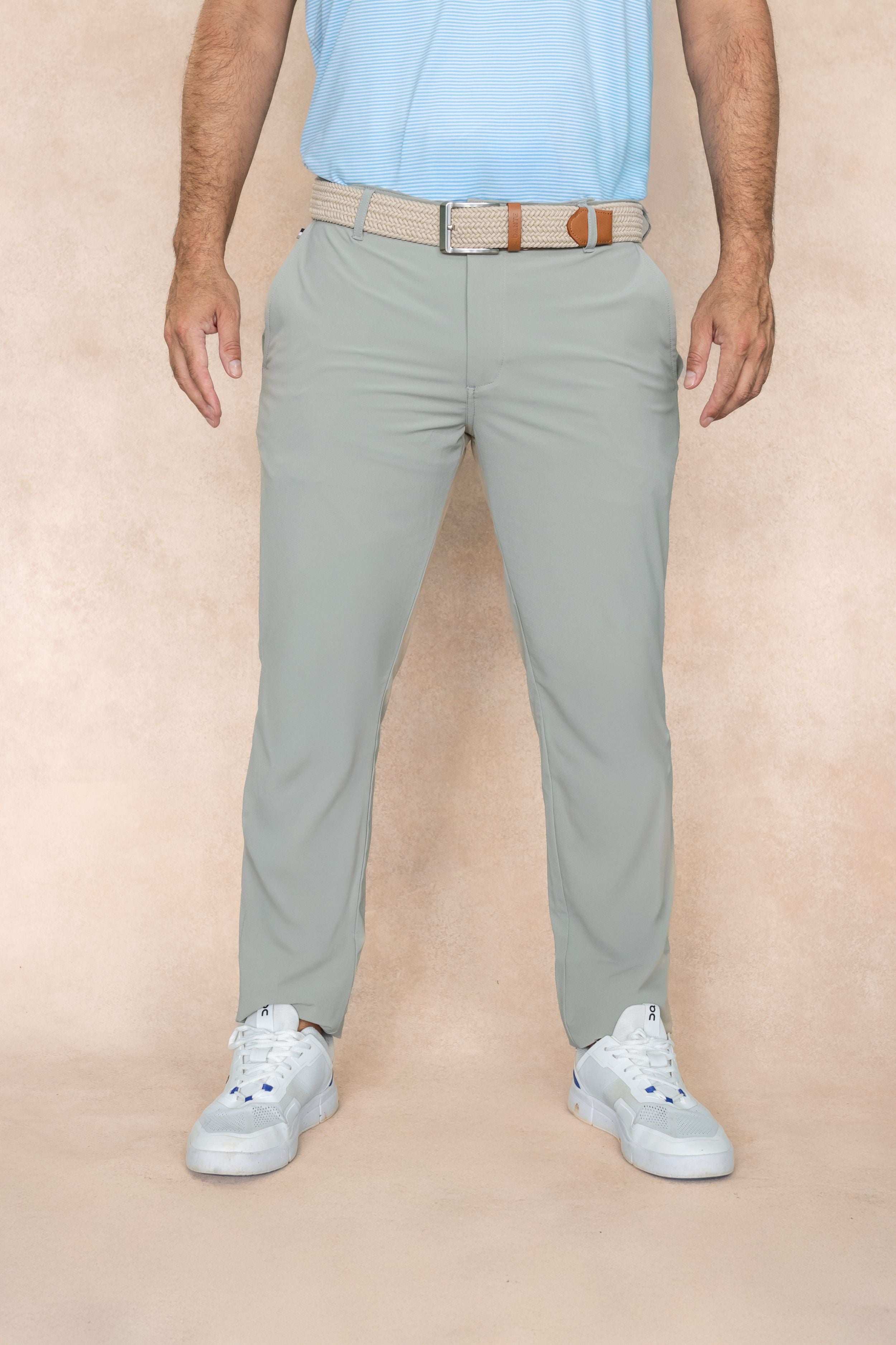 Pantalon Performance Antimanchas Gris Claro