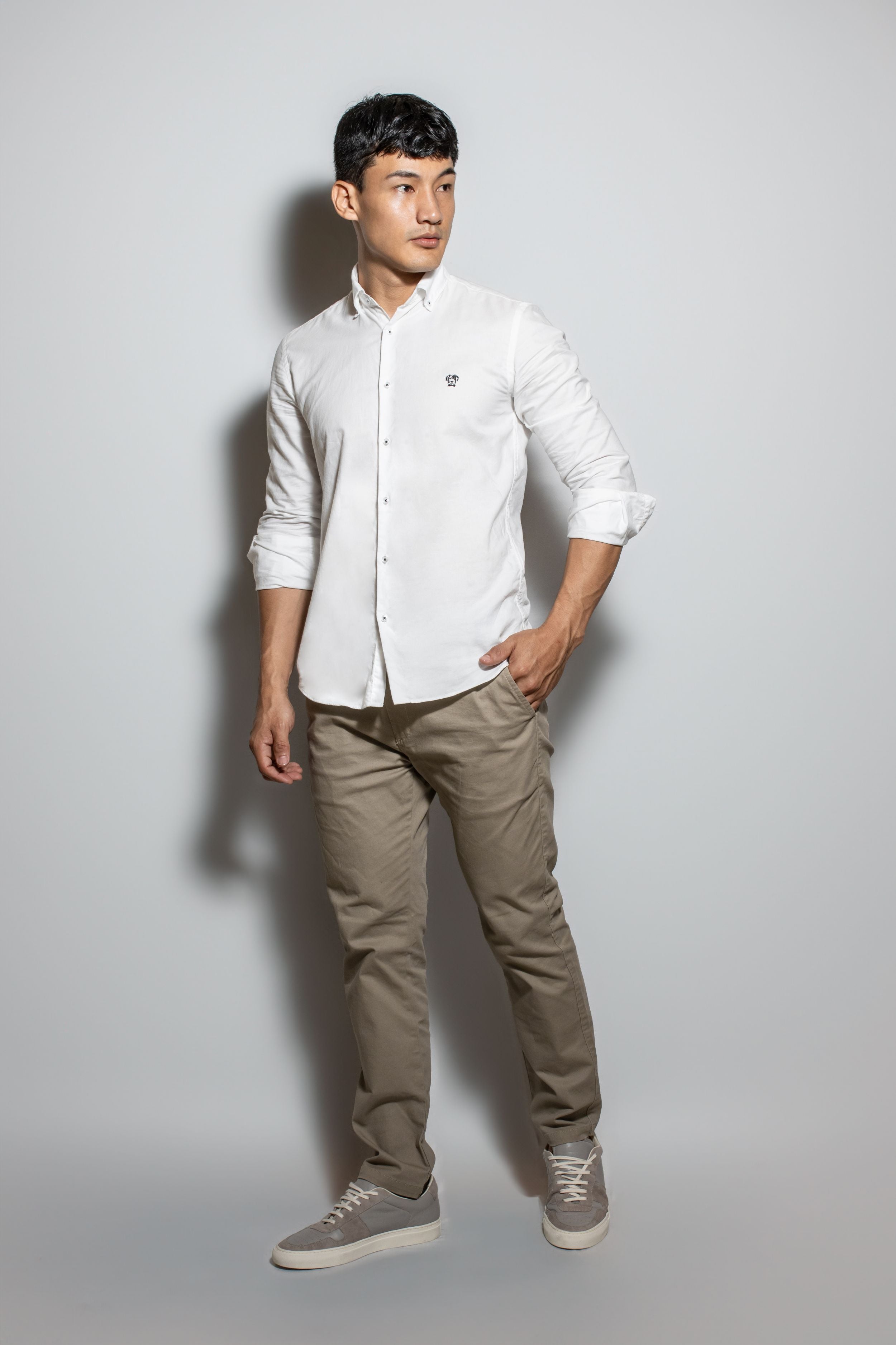 Camisa Antimanchas Popelina Blanca - Talla Regular