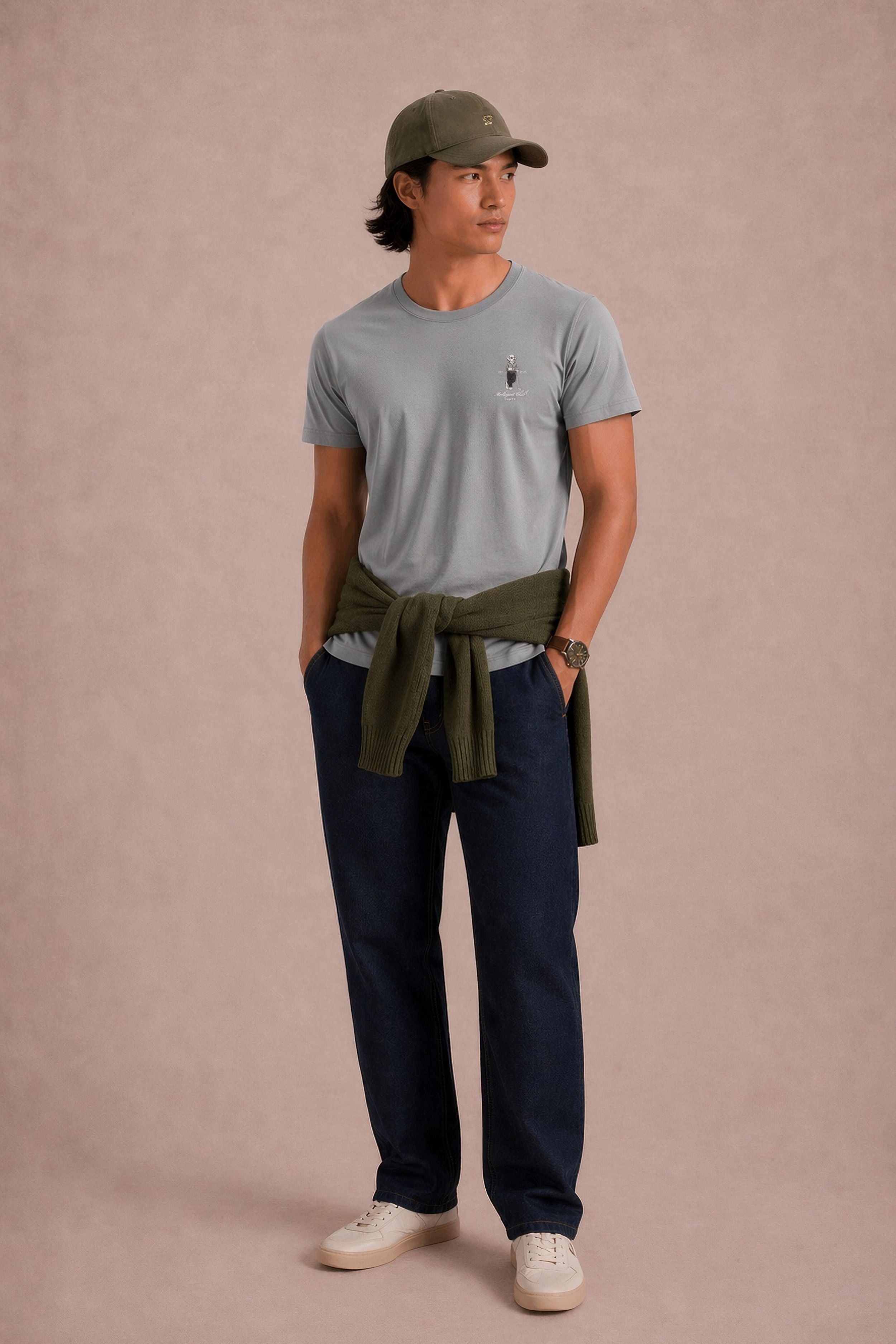 Camiseta Antimanchas Gris Golf