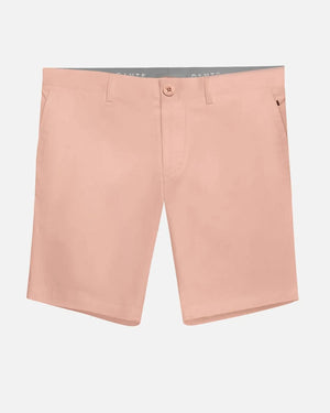 Bermuda performance antimanchas baby Pink para hombre marca DANTE tallaje regular fit mockup
