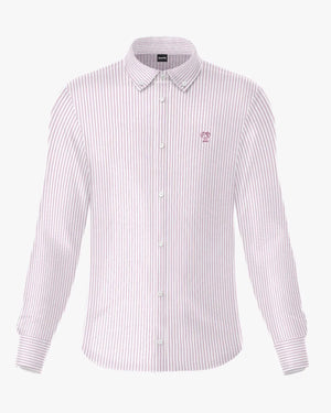 Camisa Antimanchas Oxford light pink columbia para hombre talla regular algodon marca DANTE foto mockup