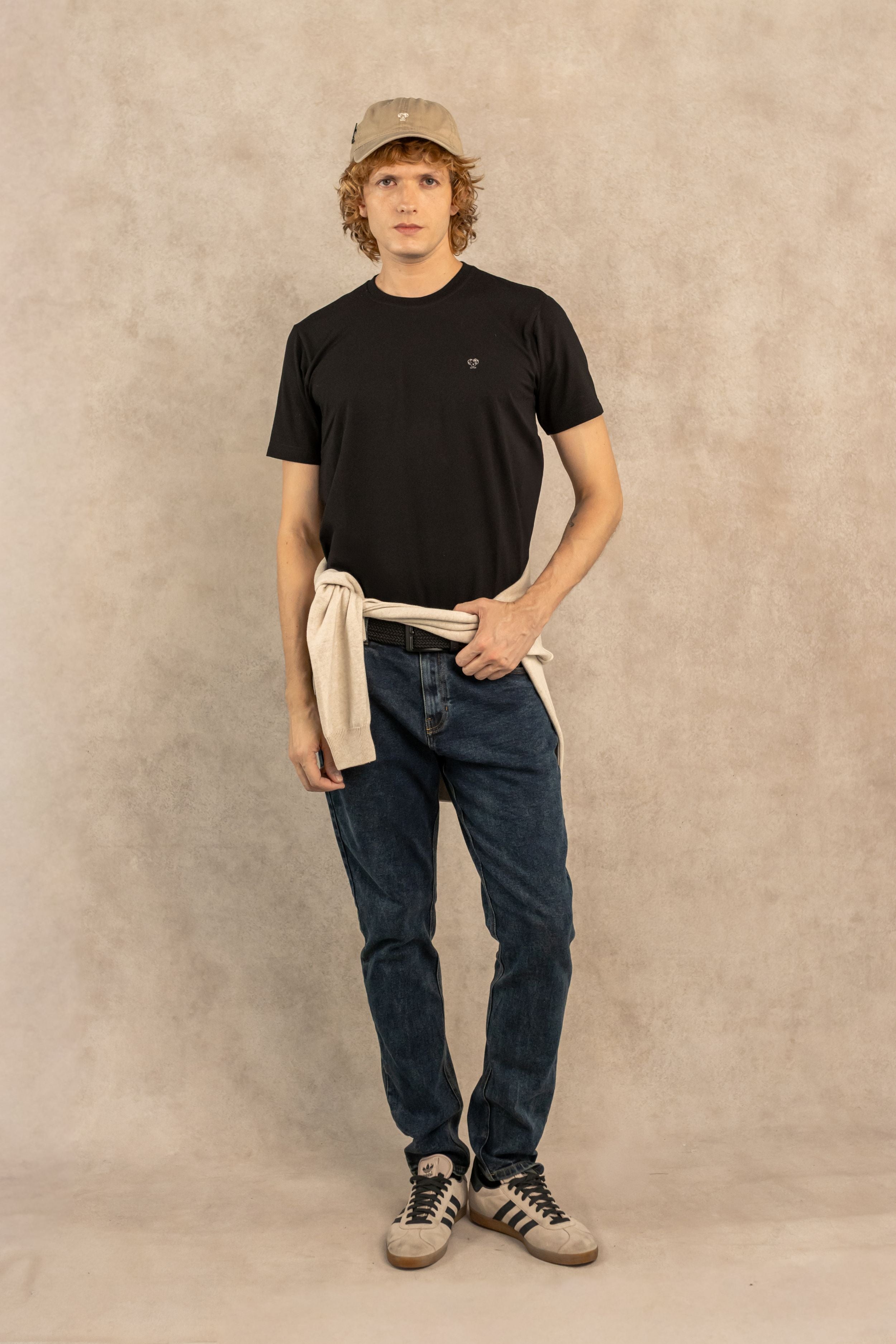 Camiseta Antimanchas Negra - Talla Regular