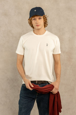 Camiseta antimanchas estampado Ski para hombre marca DANTE regular fit foto principal