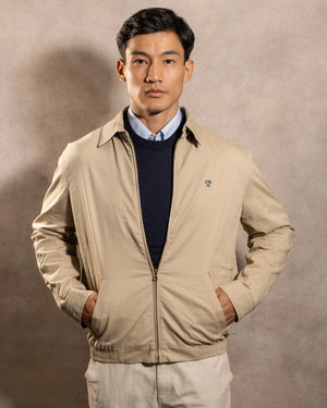 Chaqueta Antimanchas Kyoto Beige para hombre marca DANTE foto modelo 2
