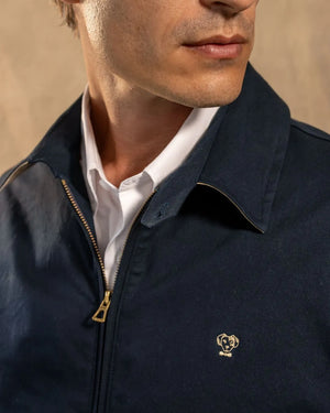 Chaqueta Antimanchas Kyoto Dark Blue para hombre marca DANTE foto
cuello