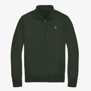 Full-Zip Antimanchas Verde Militar para hombre marca DANTE foto mockup