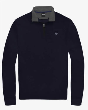 Halfzip Antimanchas Dark Blue marca DANTE foto Mockup