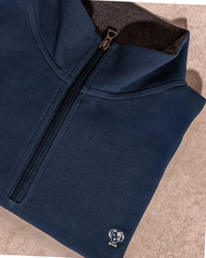 Halfzip Antimanchas Dark Blue para hombre marca DANTE tallaje regular fit foto producto