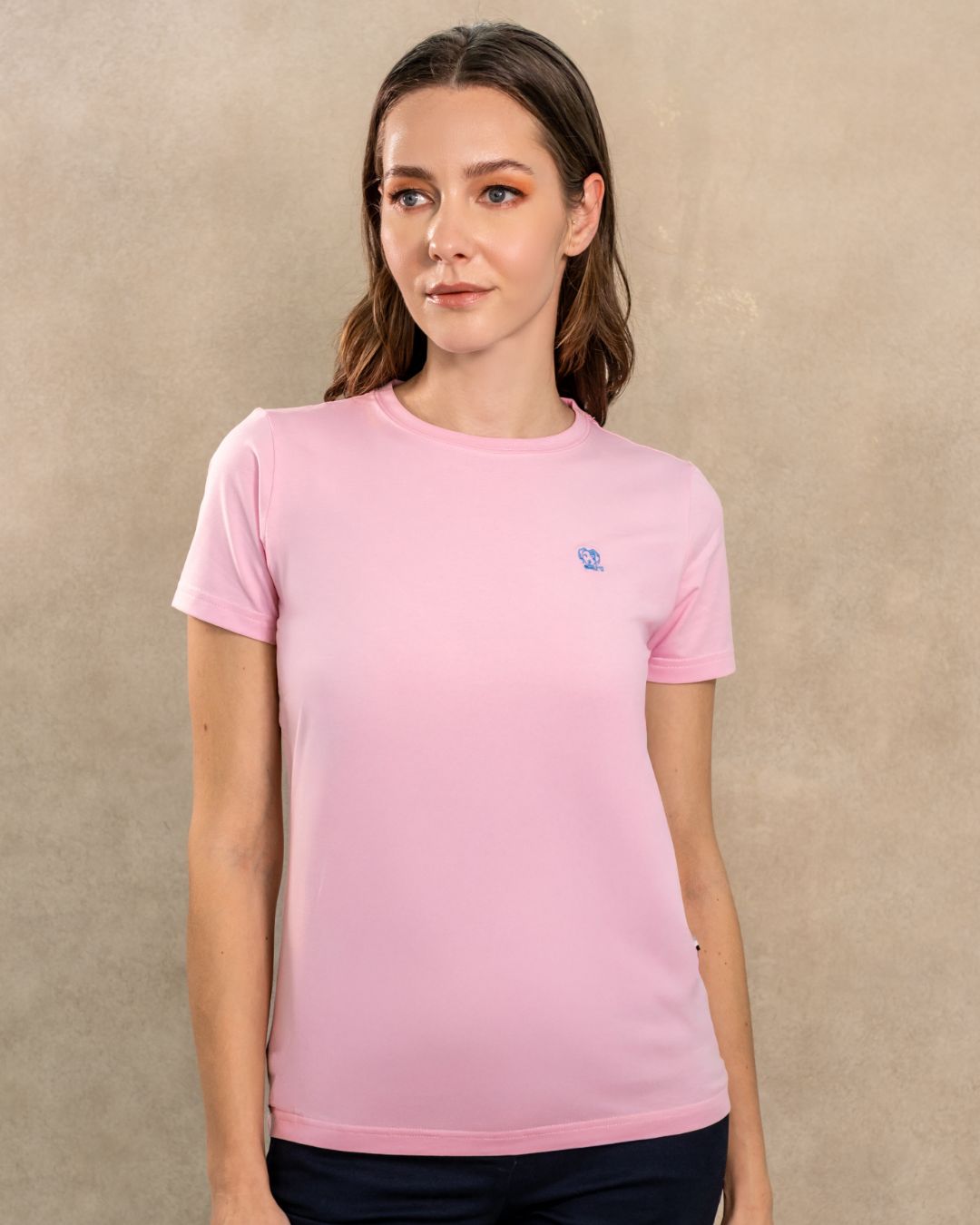 Camiseta Antimanchas de Mujer Rosado