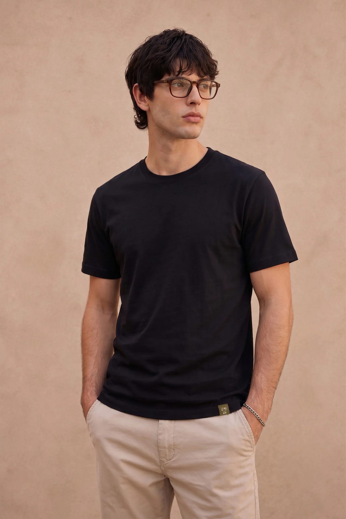 Camiseta Antimanchas Negra