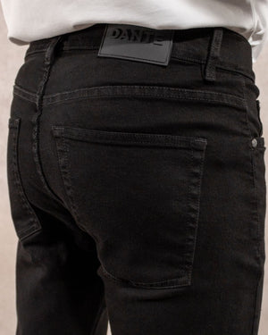 Jean elástico para hombre color negro marca DANTE regular fit foto atras