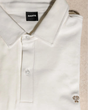 Polo Antimanchas Cuello Rígido Ivory marca DANTE tallaje regular fit foto producto2