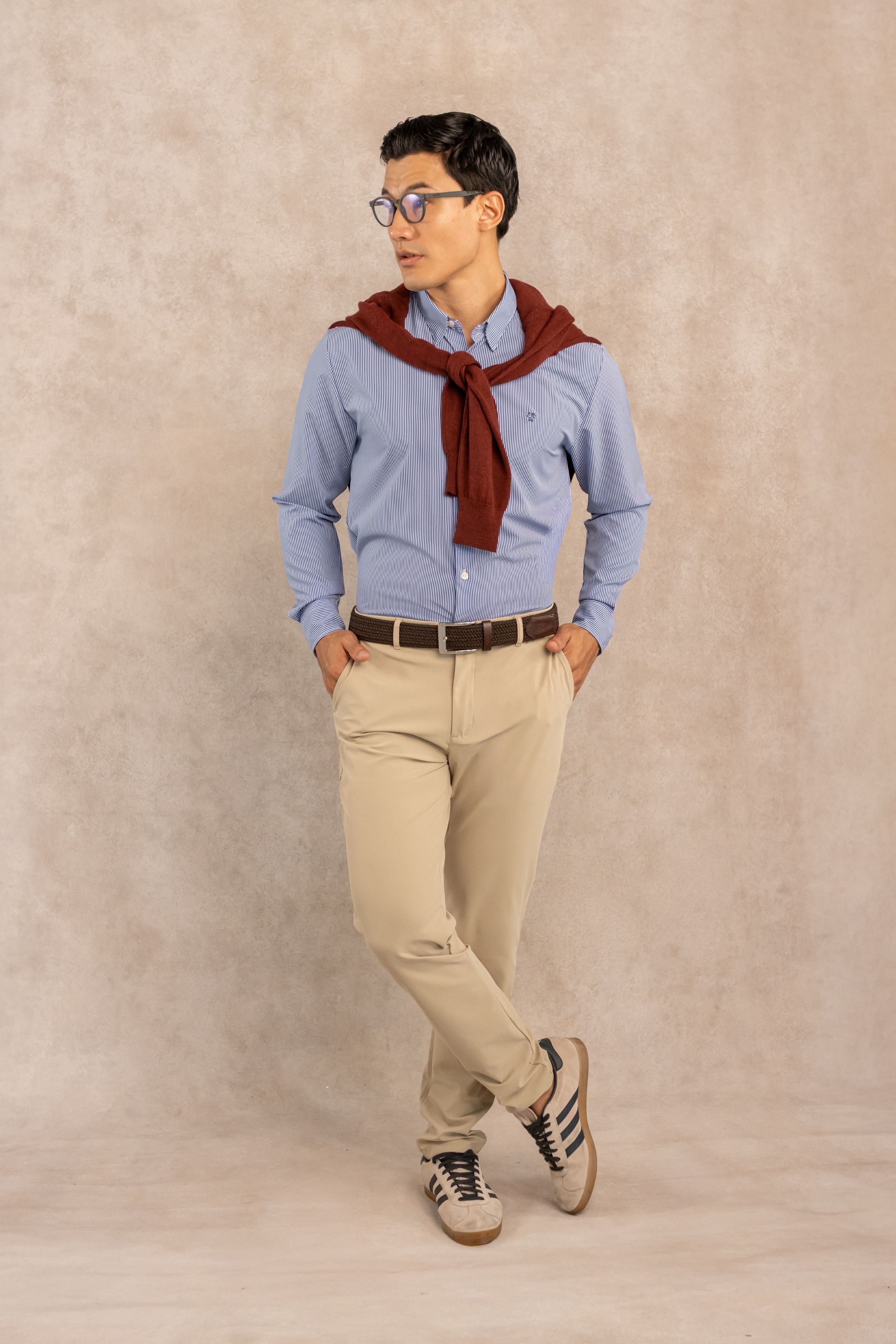 Sueter Merino Antiarrugas Vinotinto