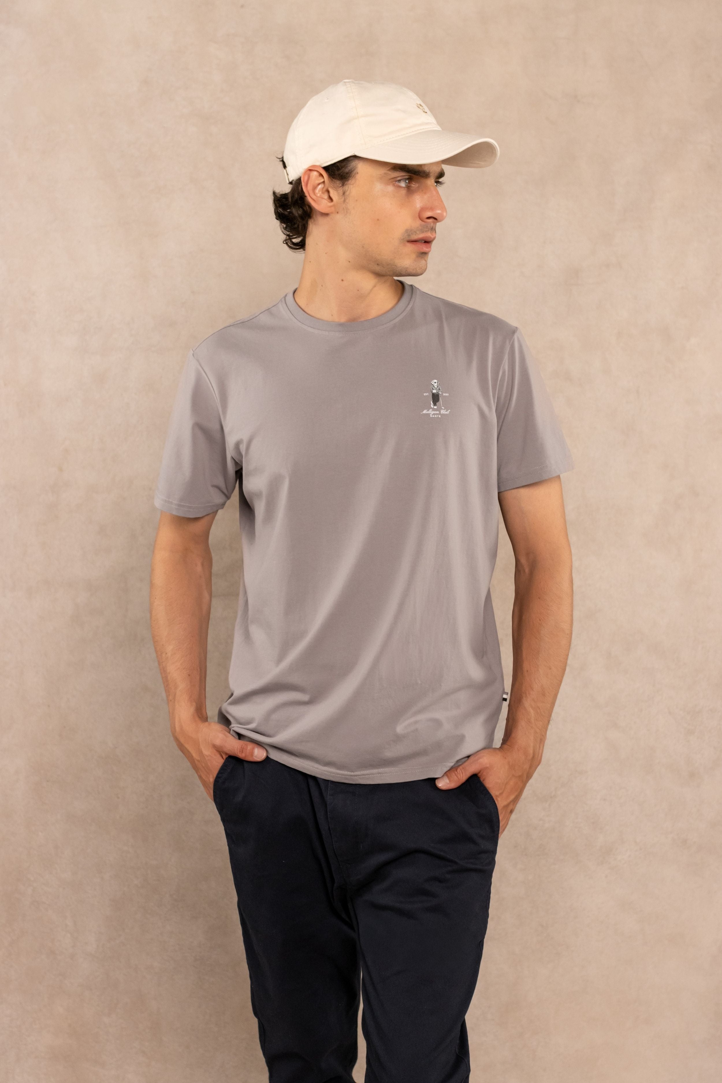 Camiseta Antimanchas Gris Golf