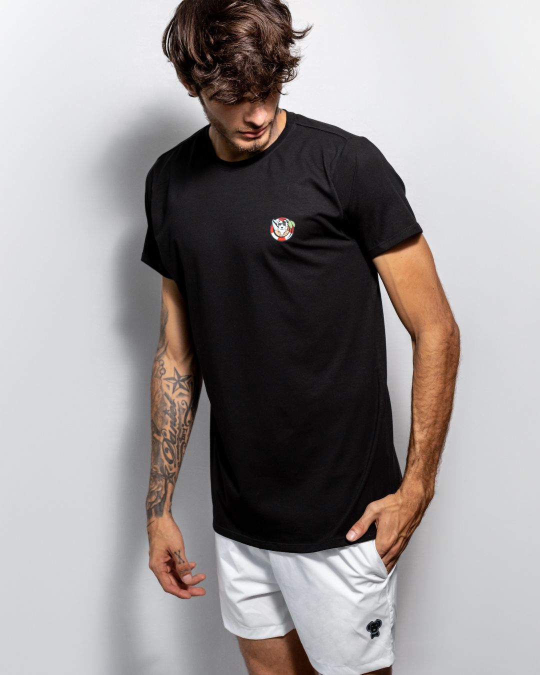 Camiseta antimanchas SURF negra