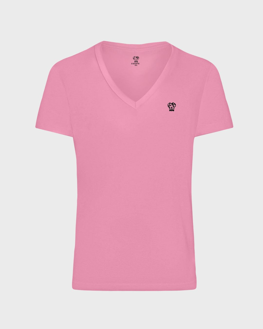 Camiseta Antimanchas Cuello V Pink