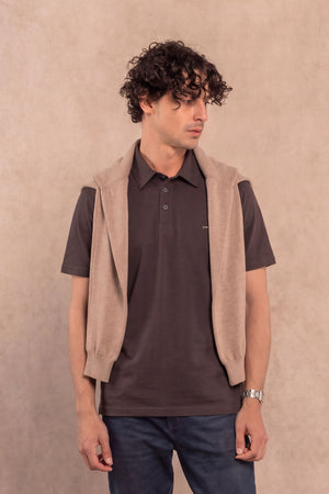 Polo Antimanchas Café