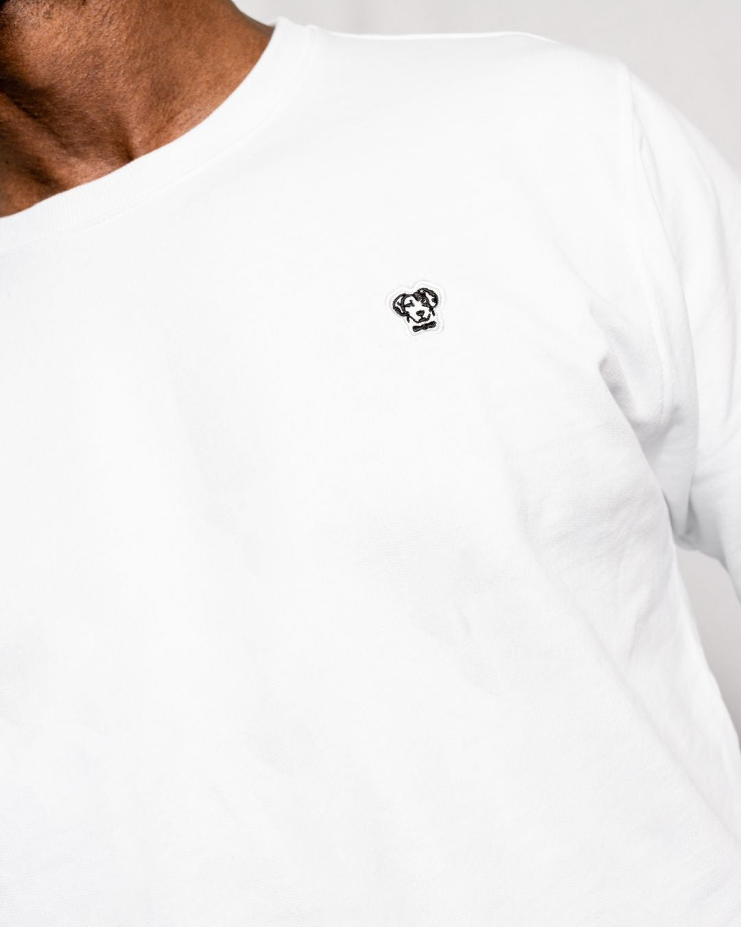 Sweatshirt antimanchas clásico blanco