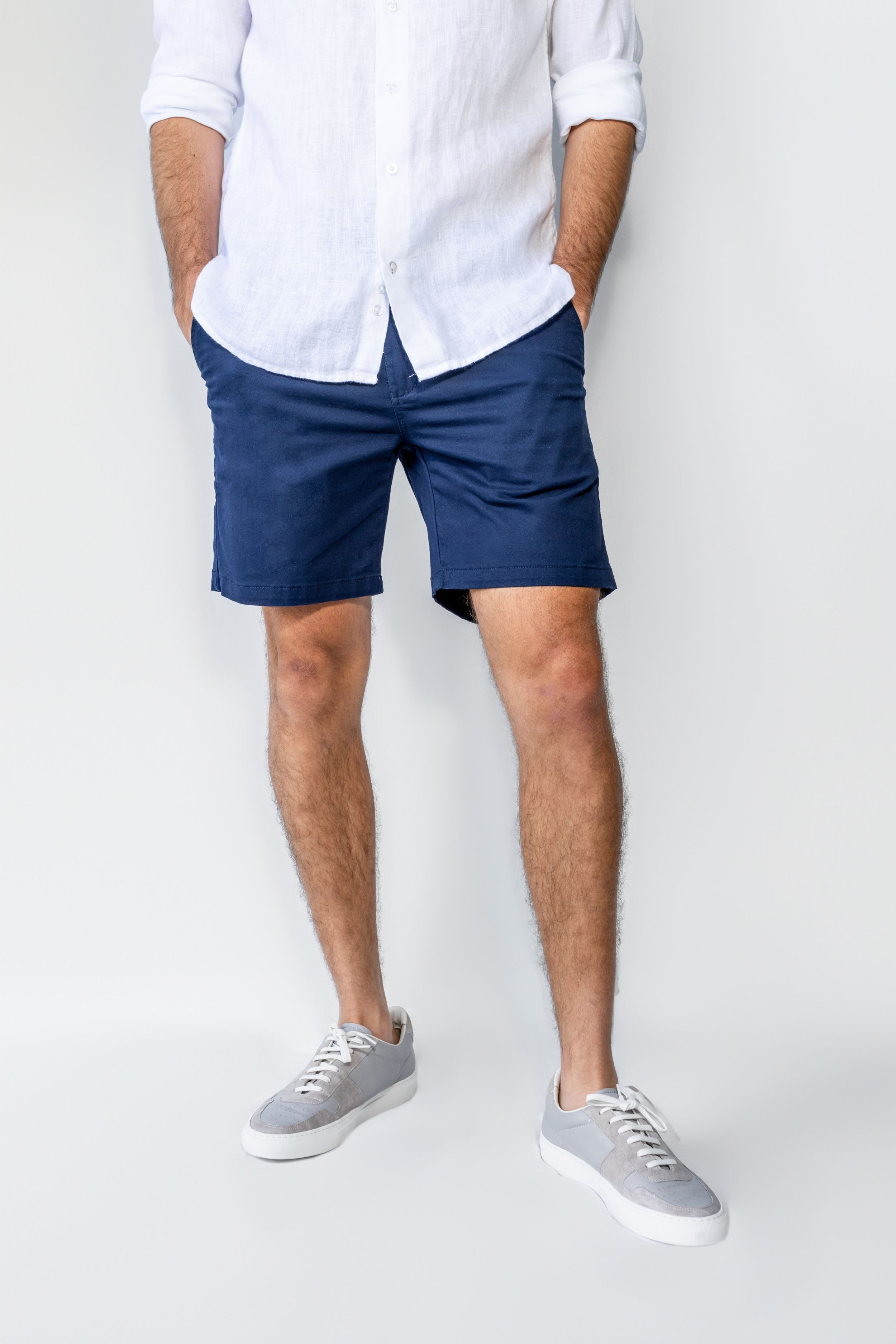Bermuda El stica Azul Navy