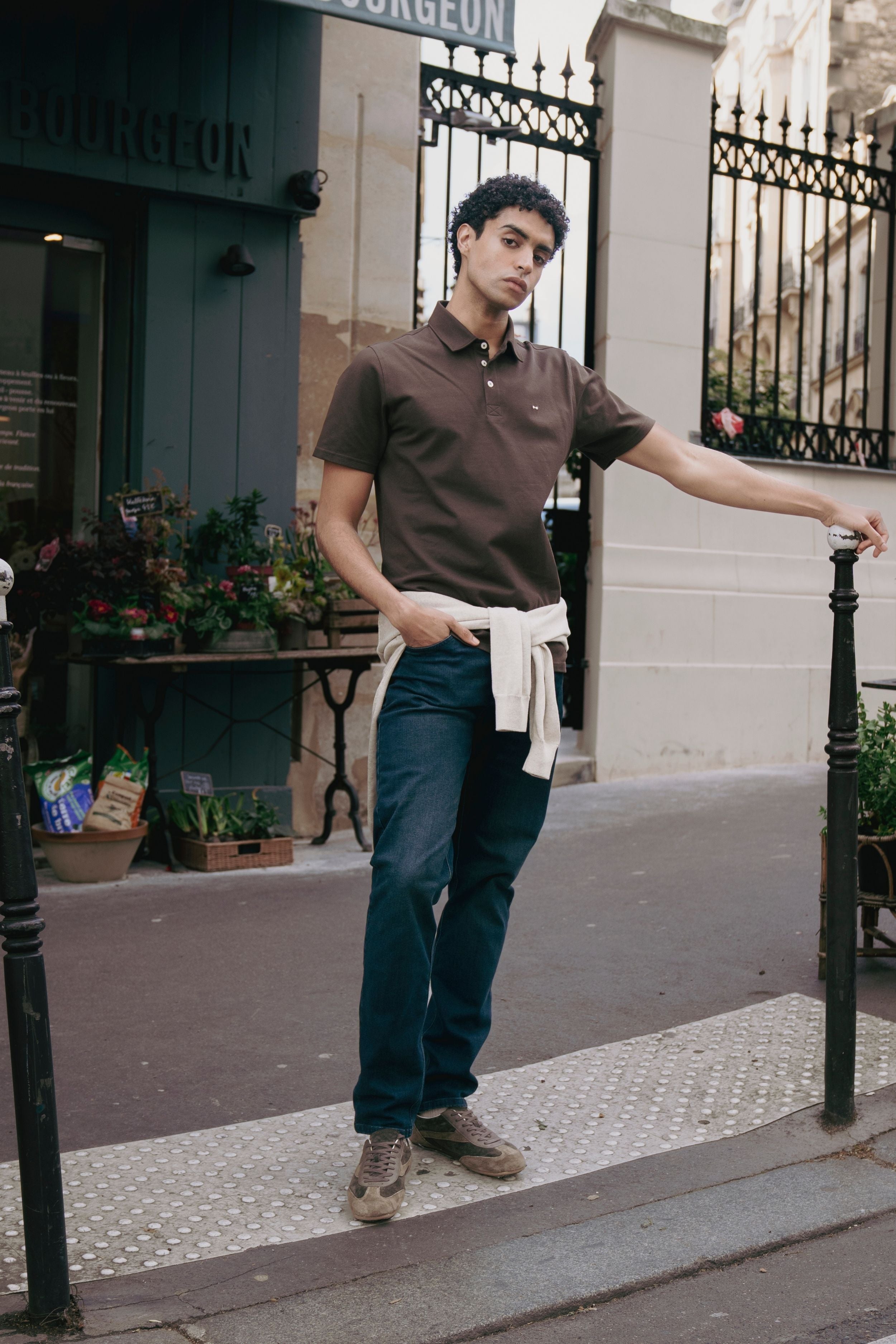 Polo Antimanchas Café