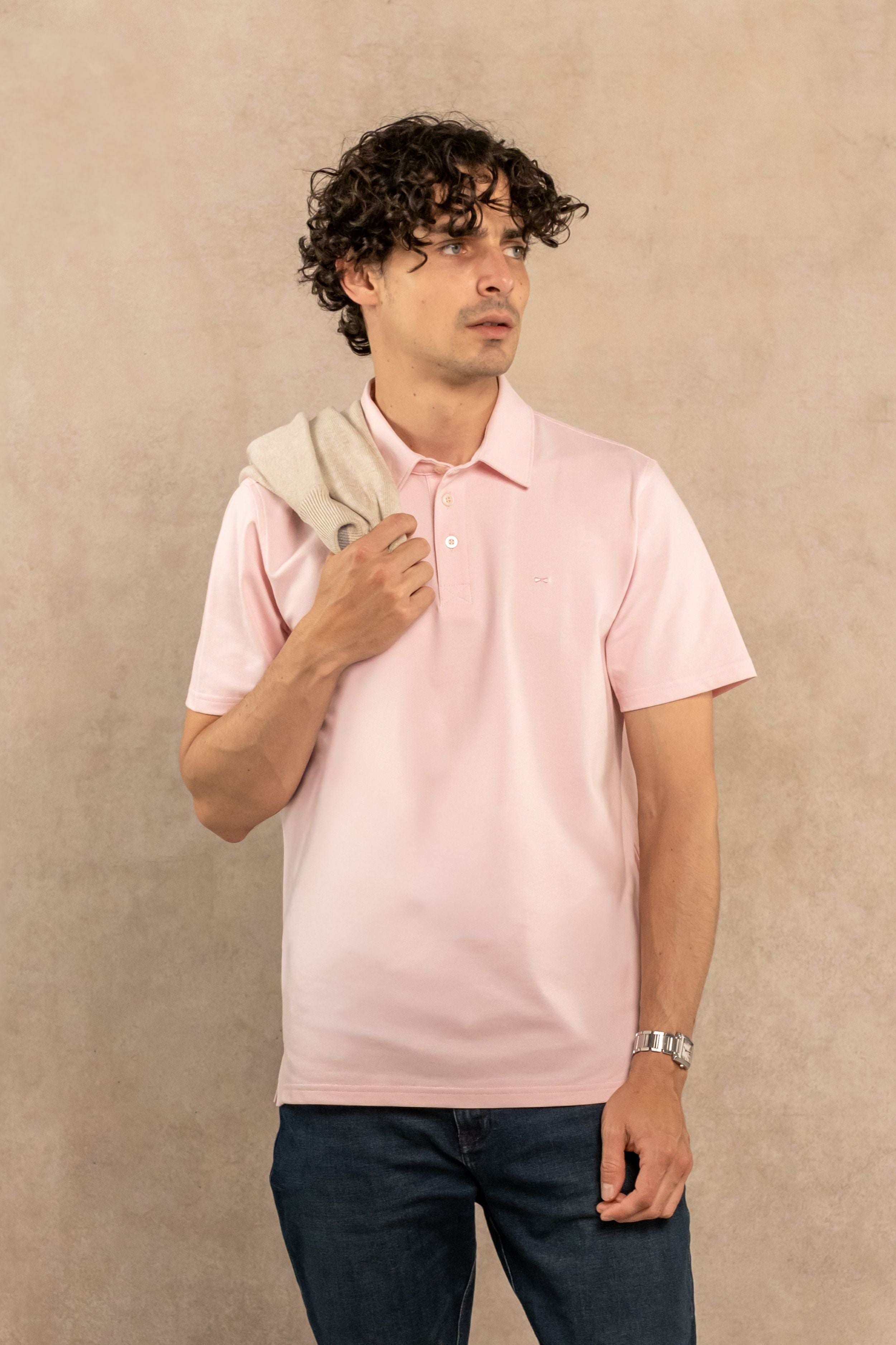 Polo Antimanchas Rosado