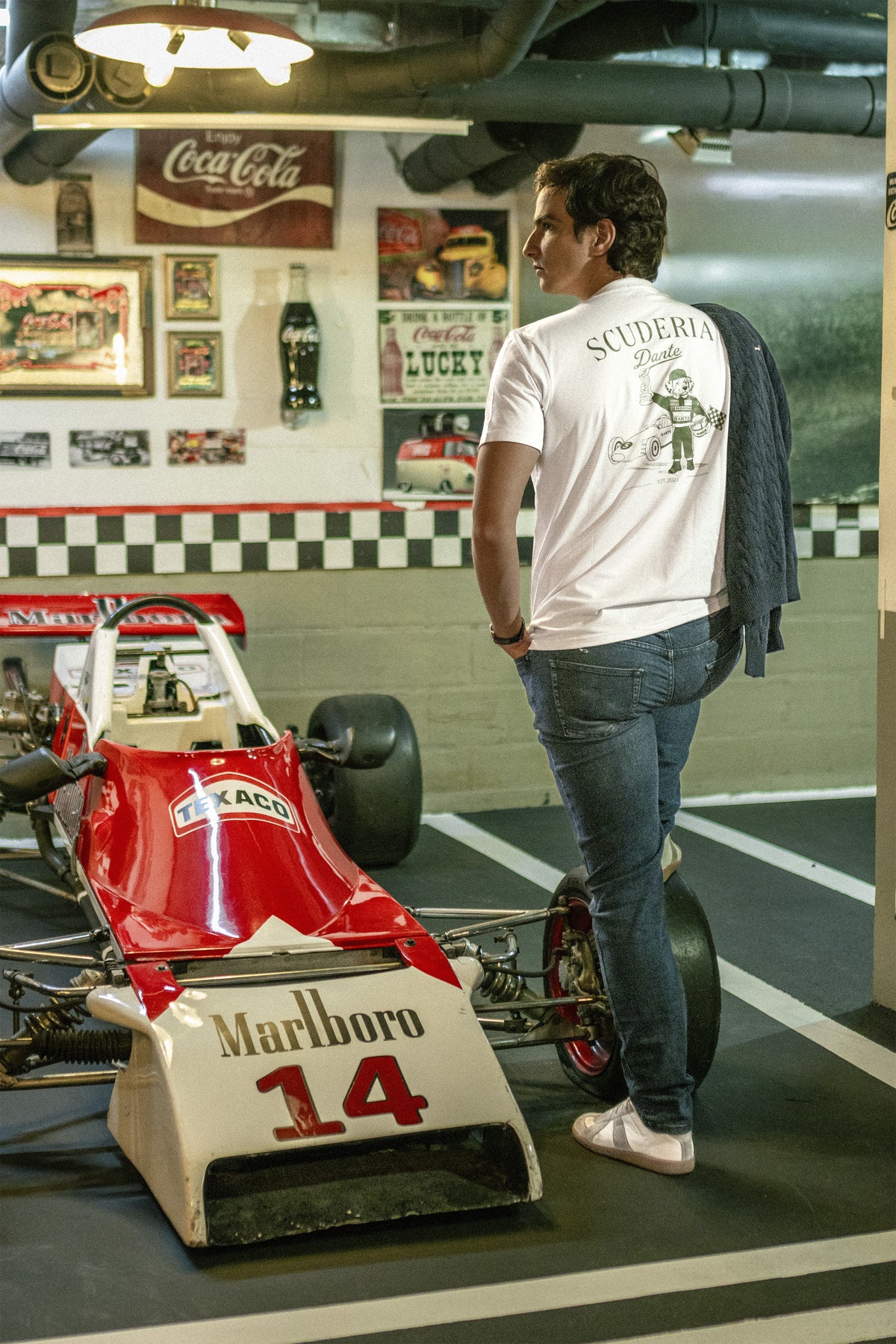 Camiseta Scuderia Dante para hombre DANTE, detalle de la tela