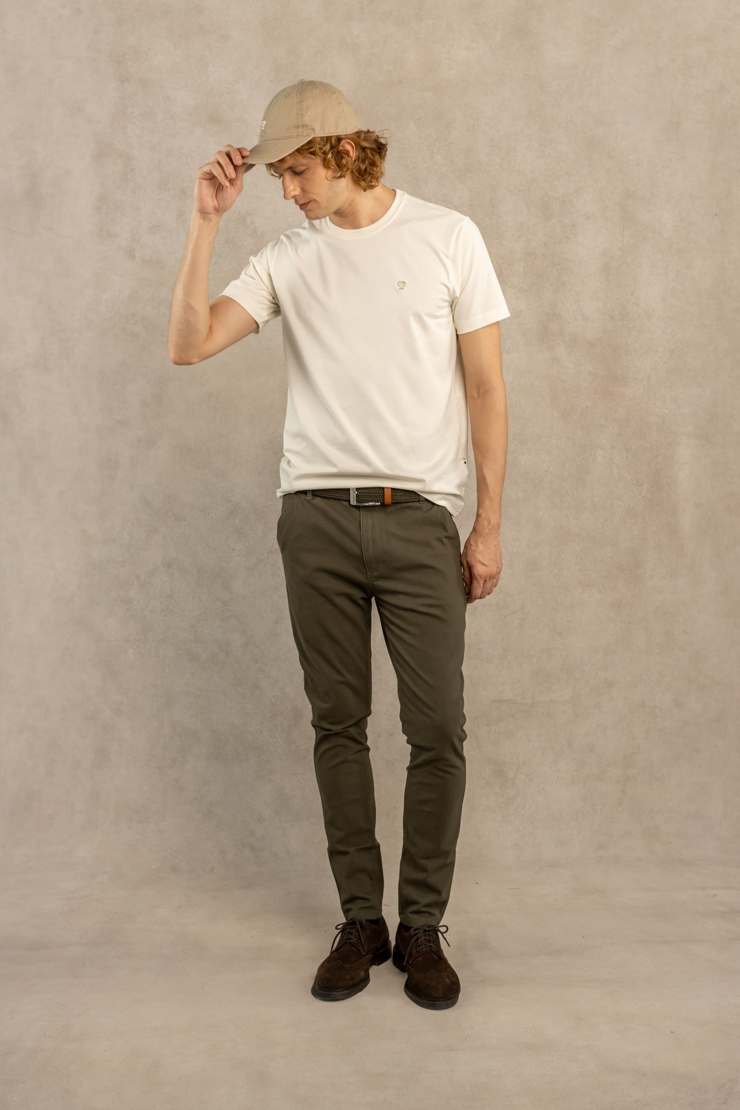 Pantalon Elastico Verde Militar