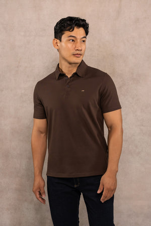 Polo Antimanchas Café
