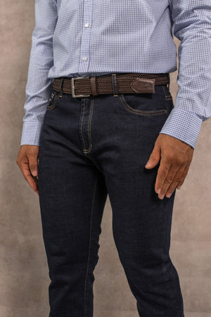 Jean elástico Osaka para hombre marca DANTE regular fit foto espalda