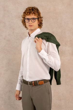 Camisa Performance Antiarrugas Blanco