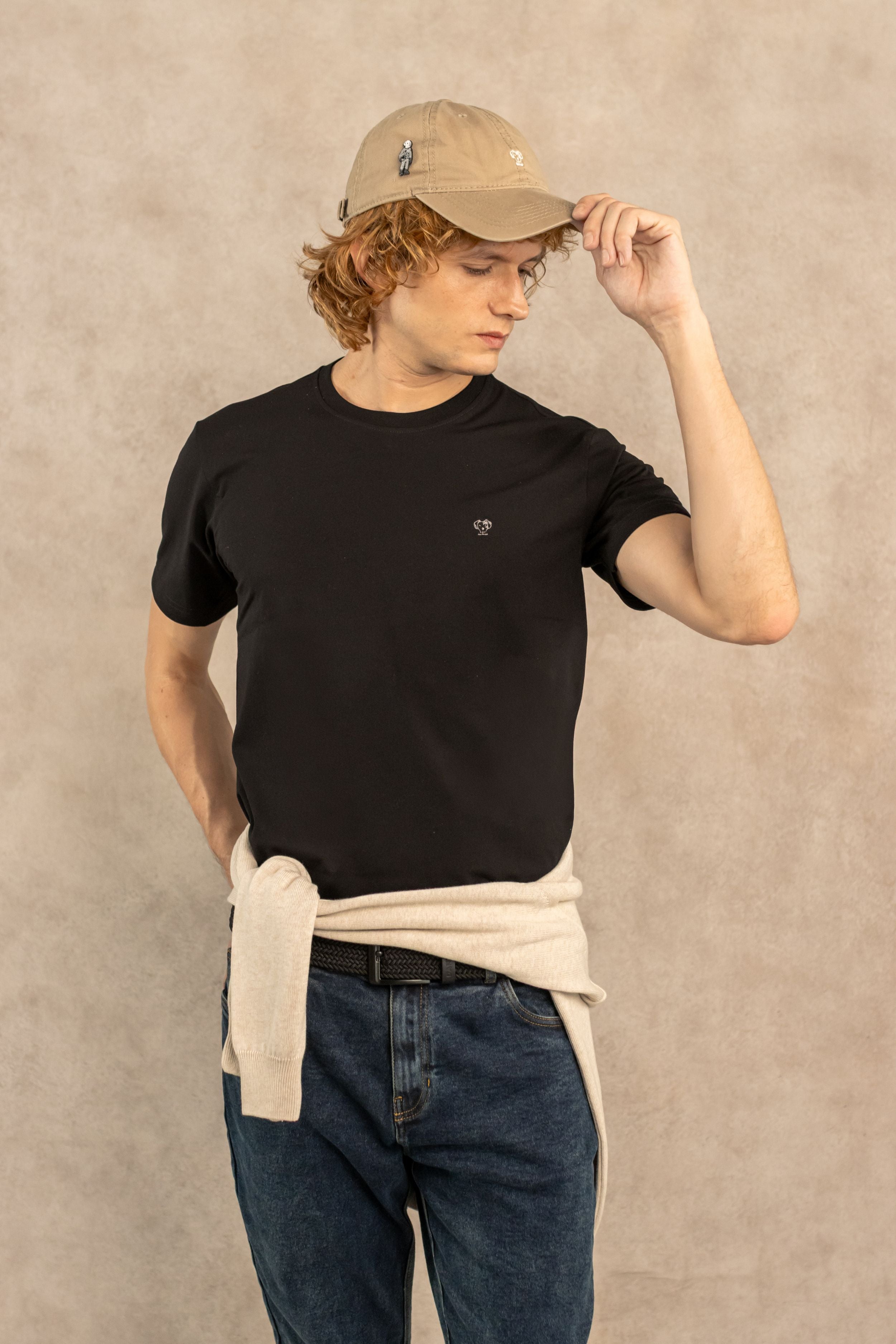 Camiseta Antimanchas Negra - Talla Regular