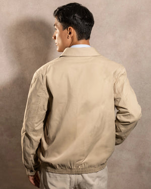 Chaqueta Antimanchas Kyoto Beige para hombre marca DANTE foto espalda
