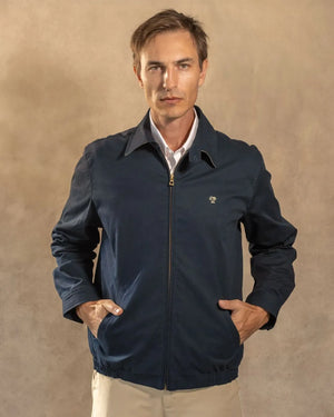 Chaqueta Antimanchas Kyoto Dark Blue para hombre marca DANTE foto modelo 2
