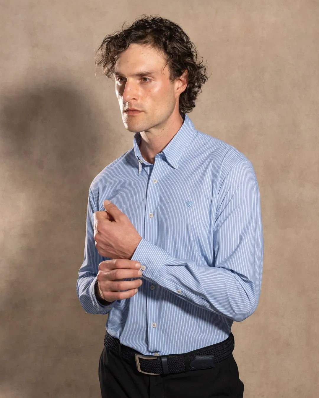 Camisa Performance Rayas Blue Striped