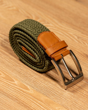 Cintur n El stico Verde Militar