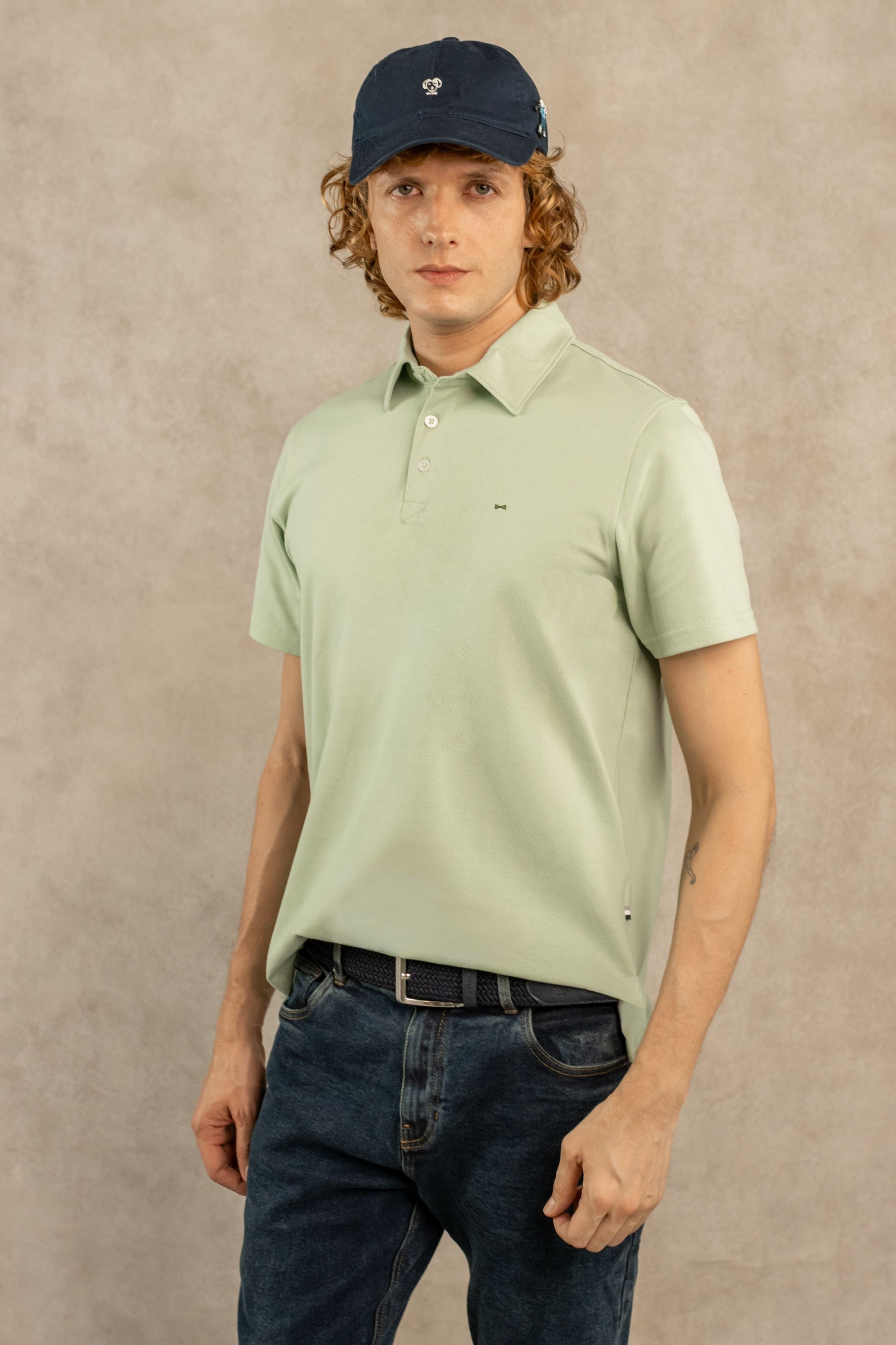 Polo Antimanchas Verde Sage