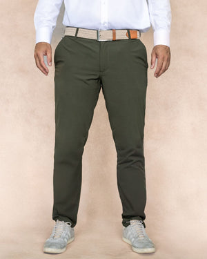 Pantalon Performance Antimanchas Verde Militar