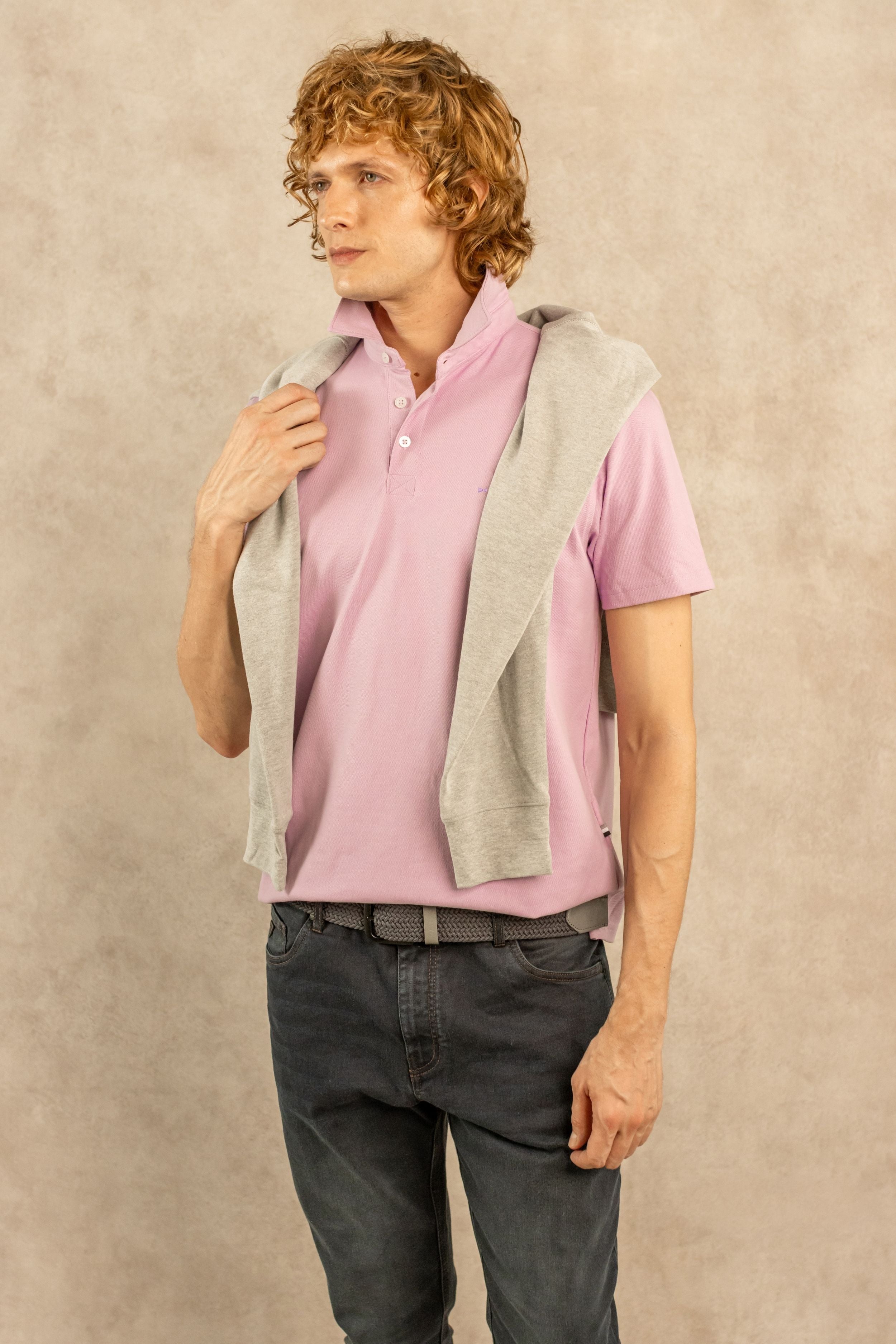 Polo Antimanchas Lila