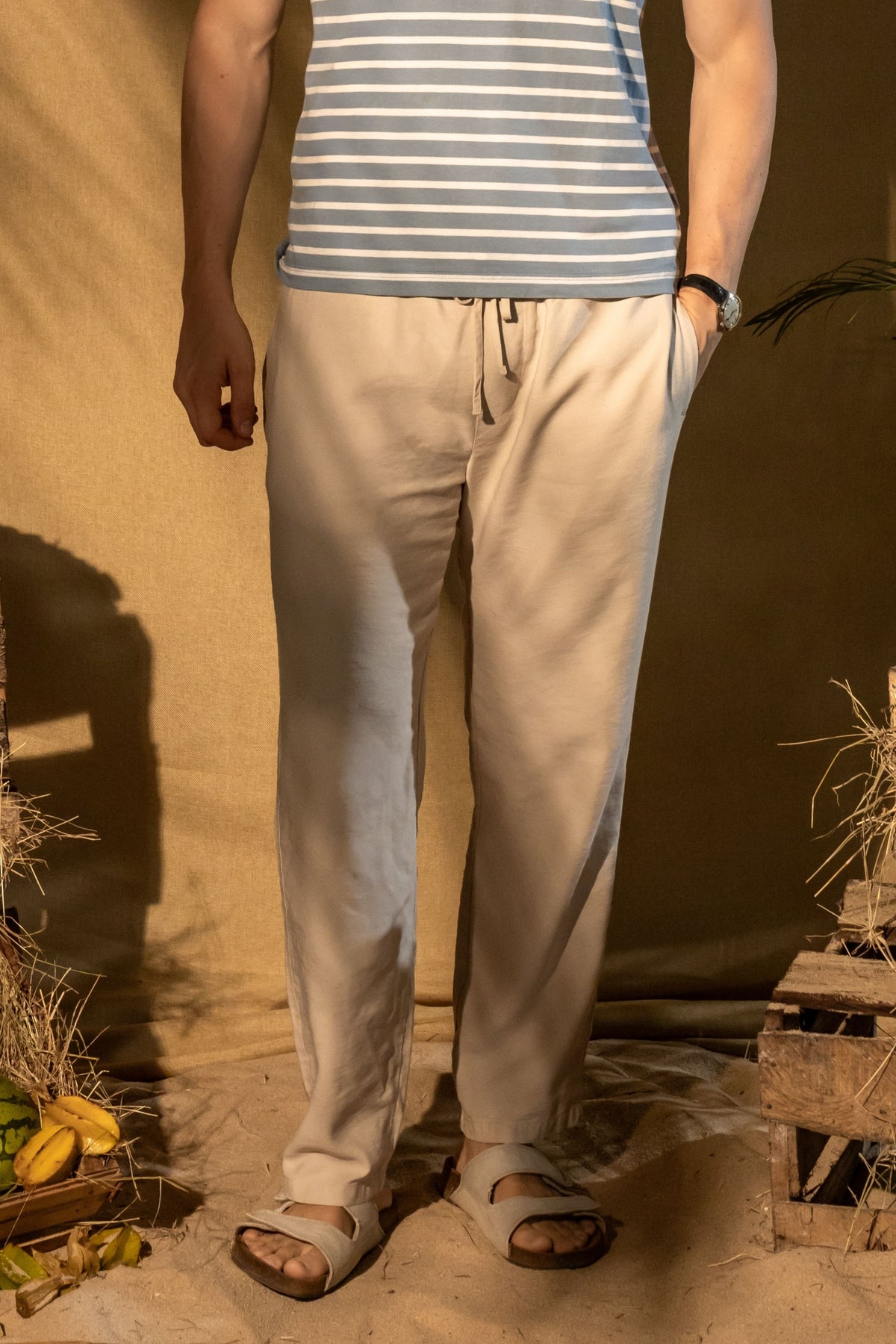 JOGGER MARFIL