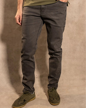 Jean Elastico Gris Oscuro - Slim Fit