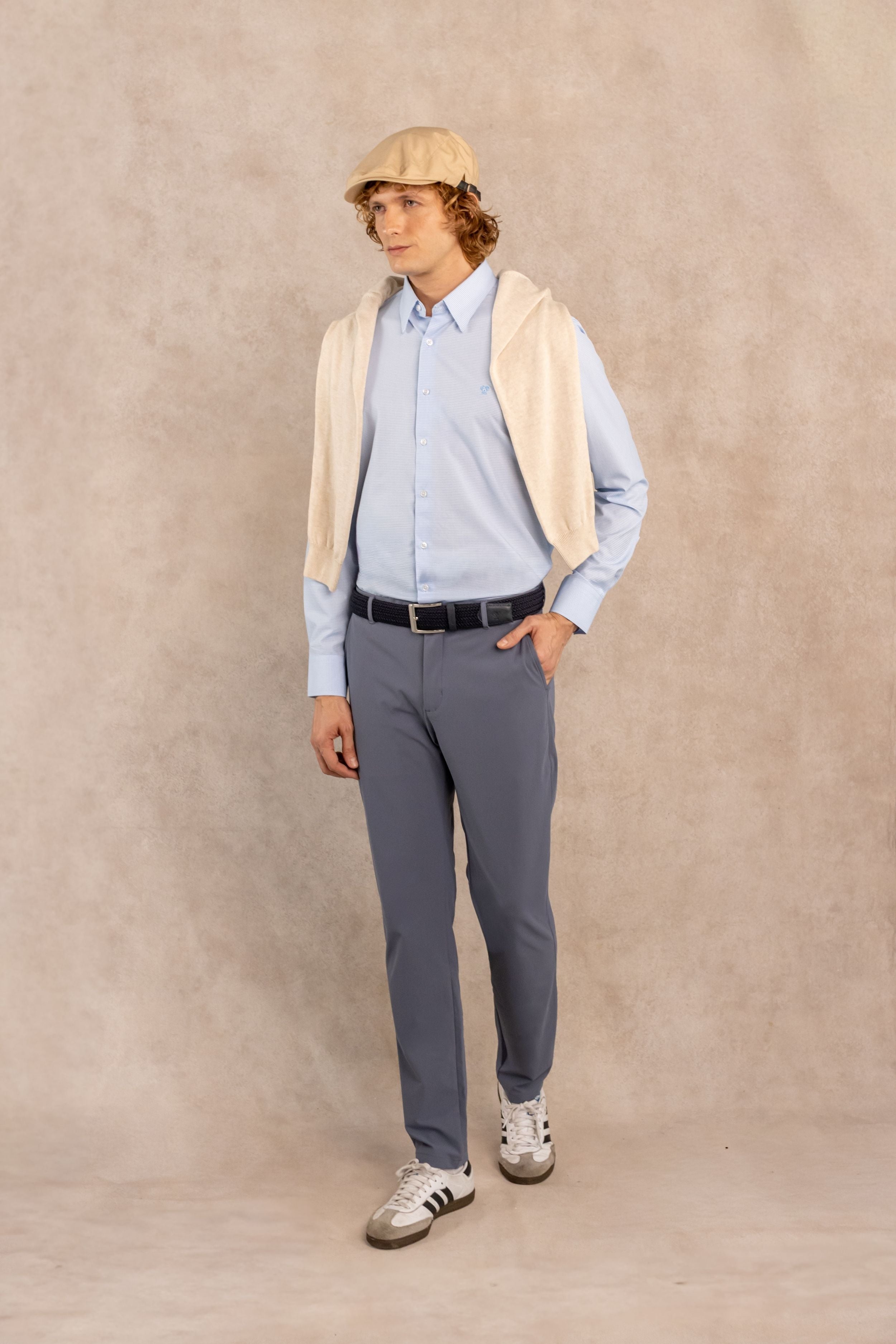 Pantalon Performance Antimanchas Azul