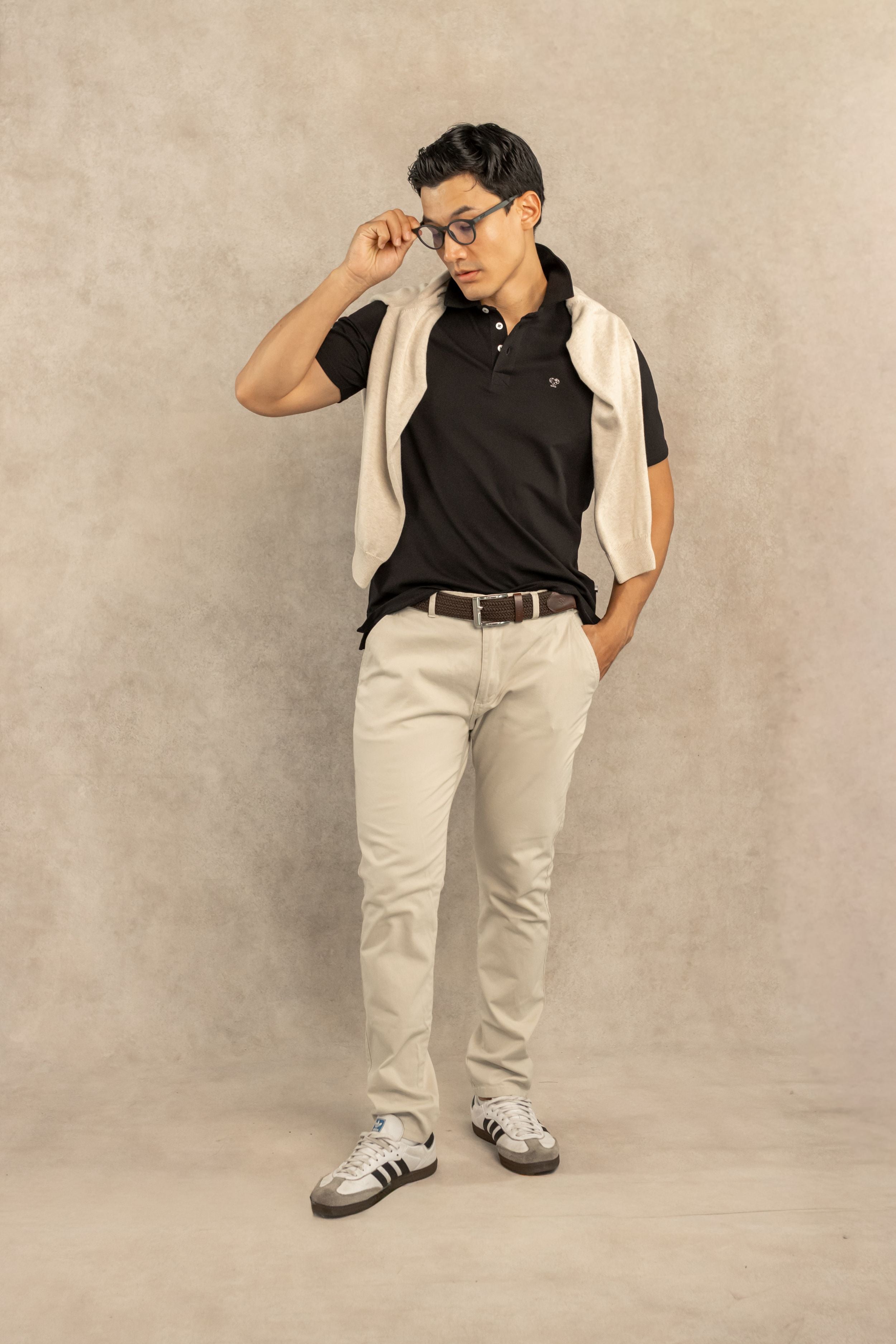 Polo Antimanchas Negra