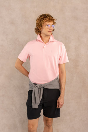 Polo Performance Antiarrugas Peach
